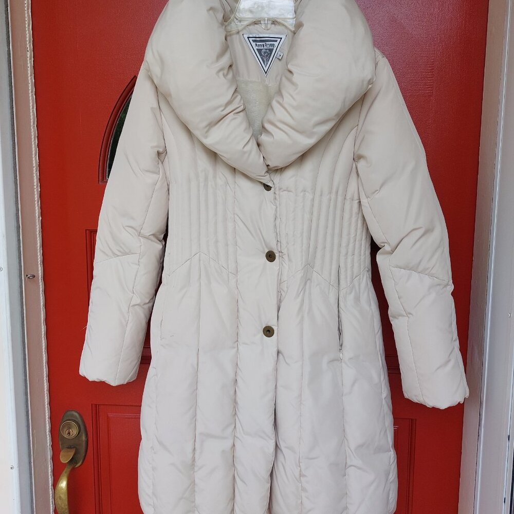 Marvin Richards Cream Down Puffer Coat